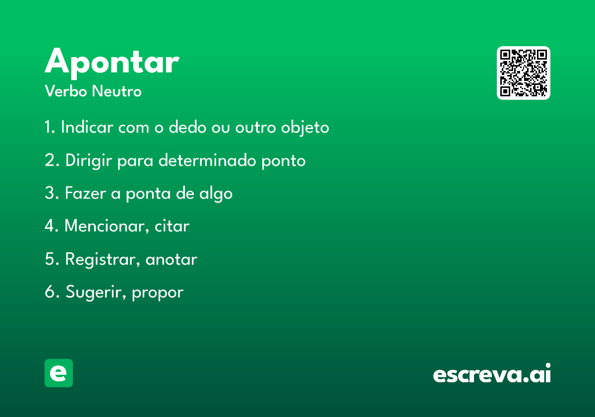 apontar