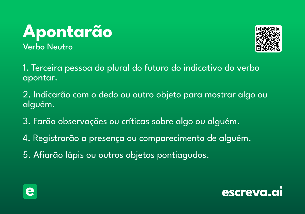 apontarão