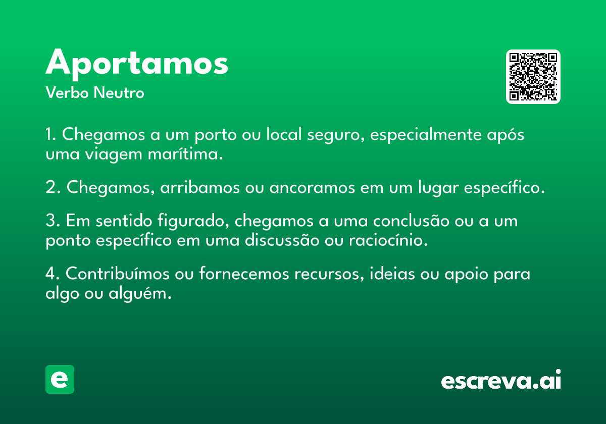 aportamos