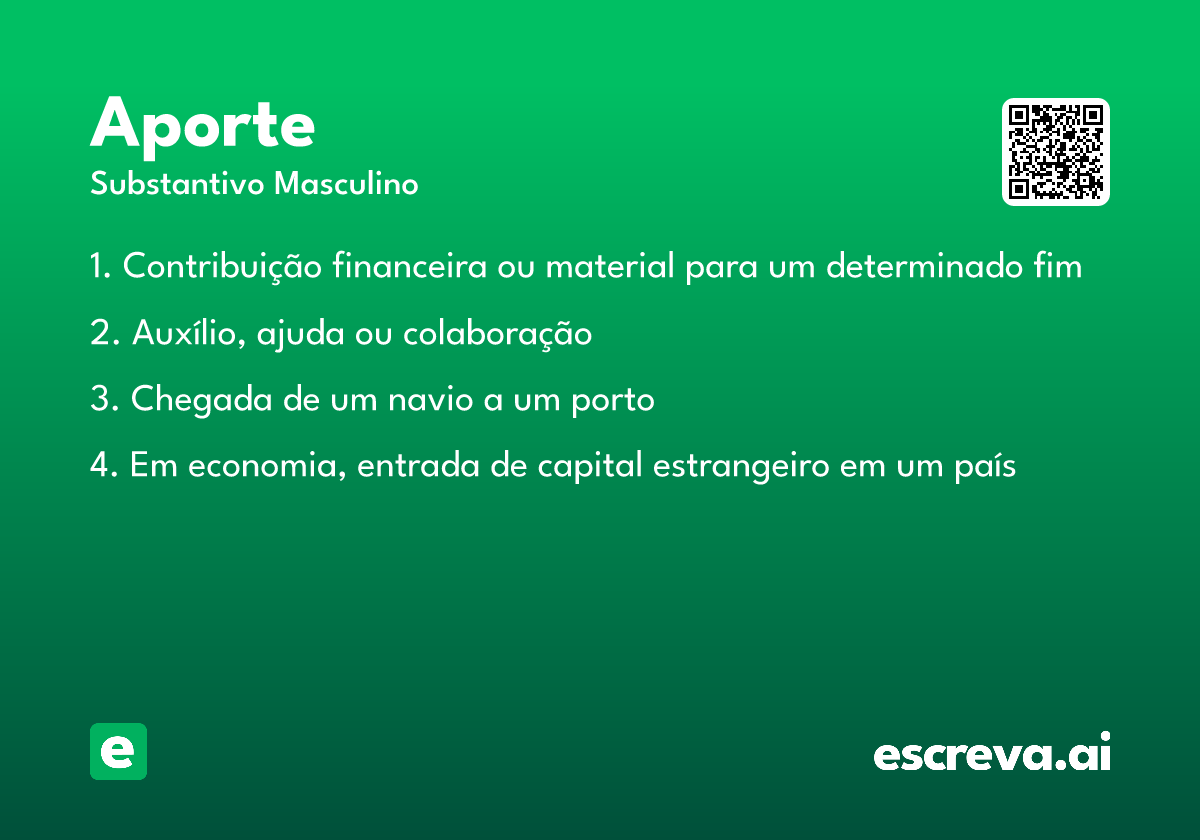 aporte