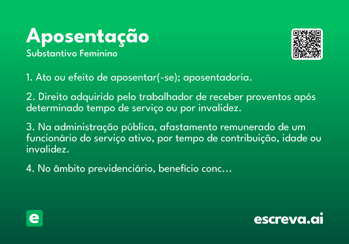 aposentação