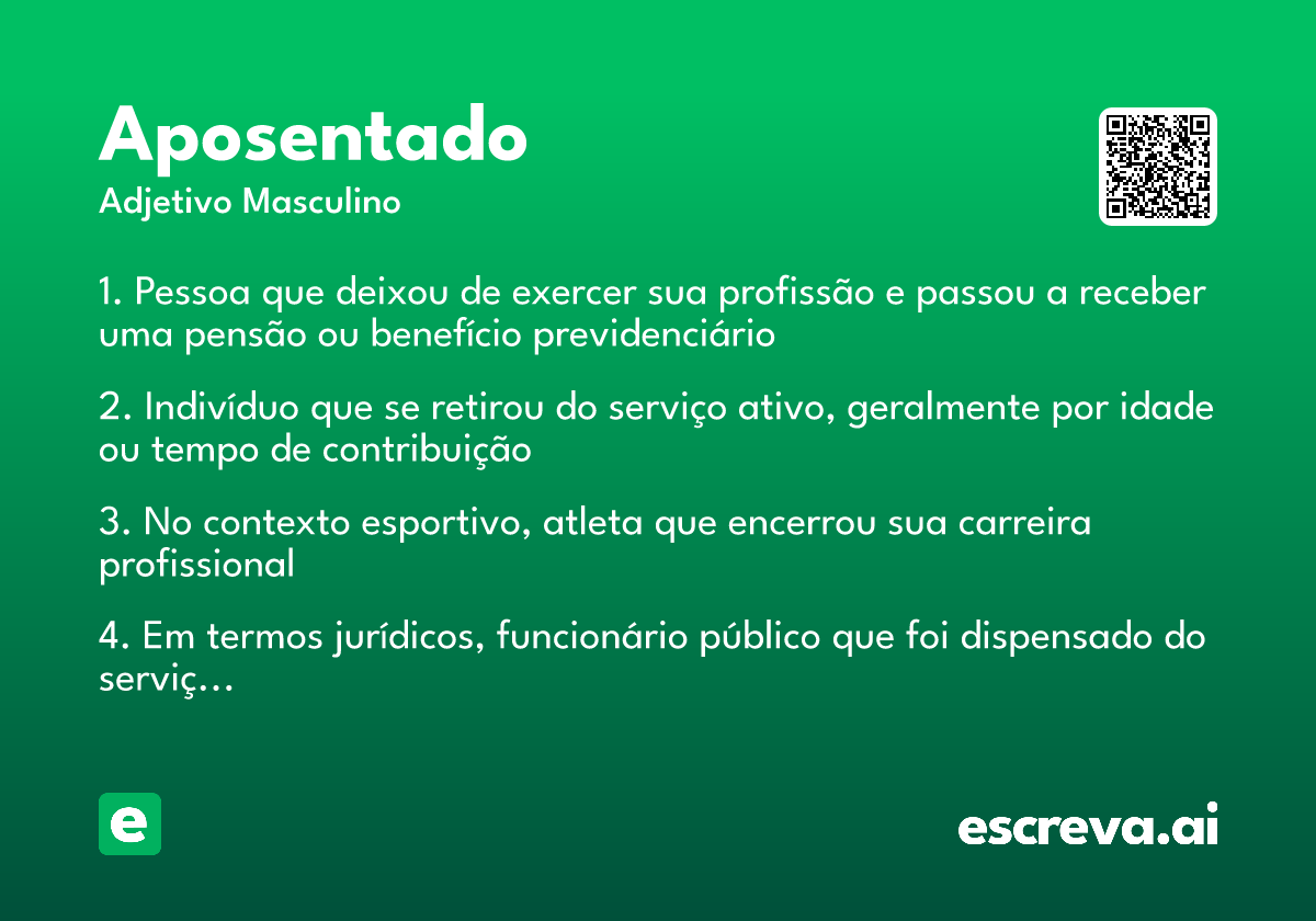 aposentado