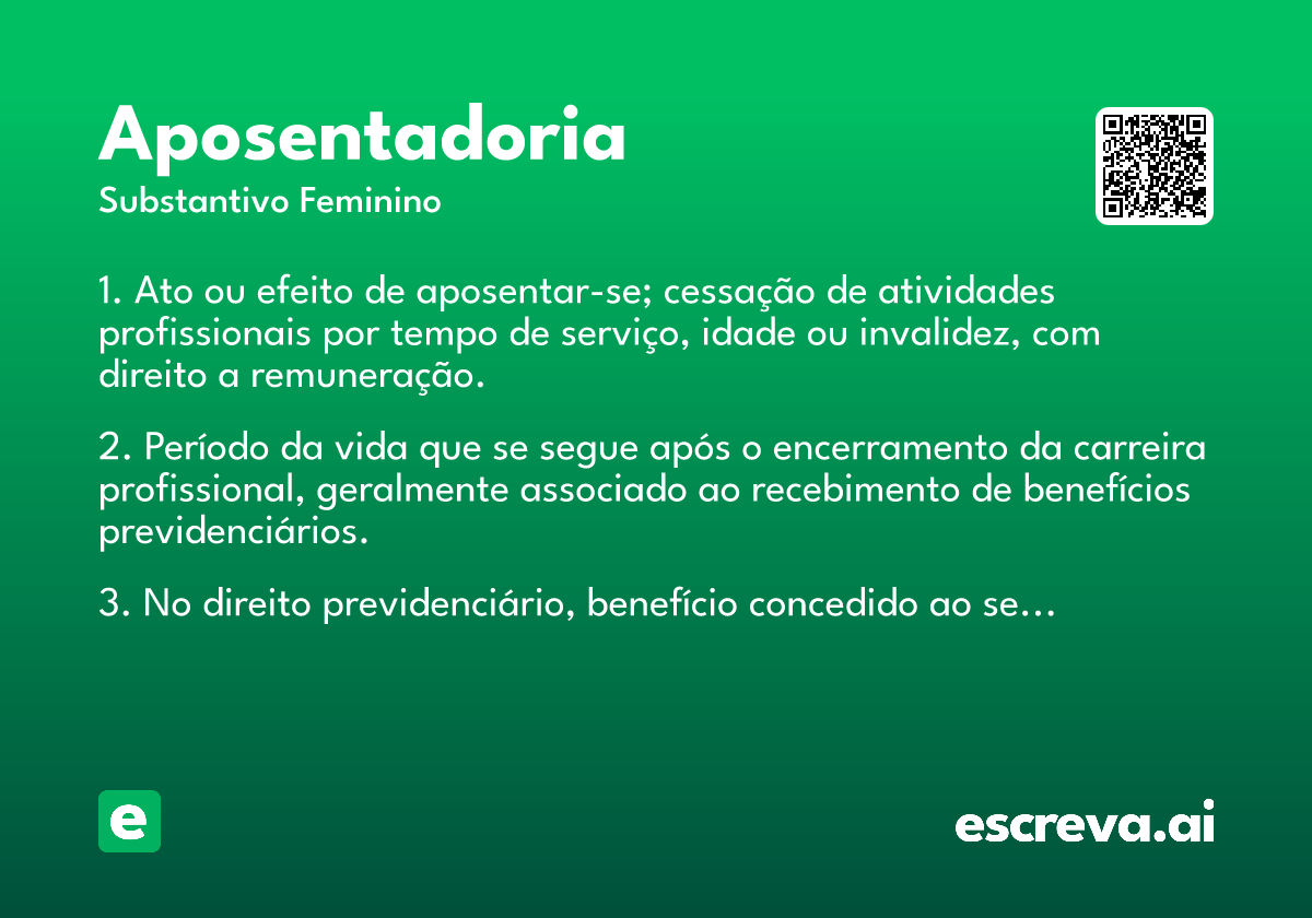 aposentadoria