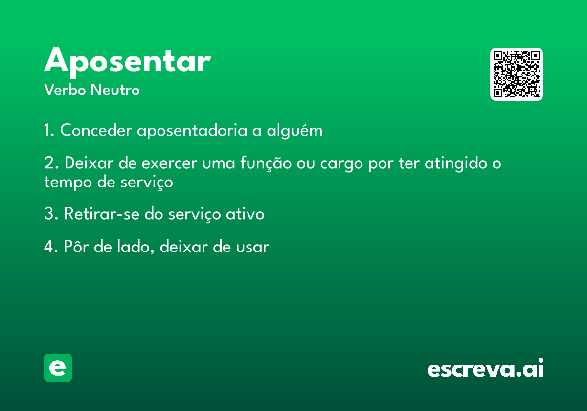 aposentar