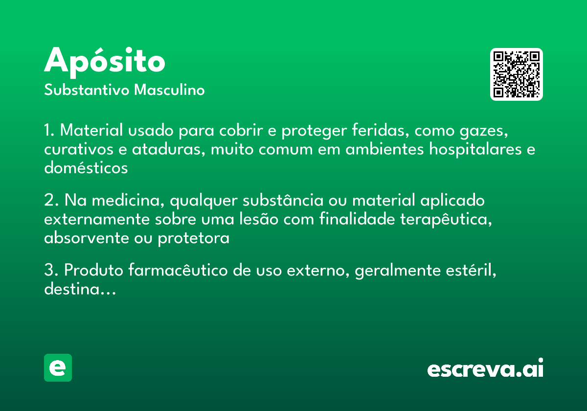 apósito