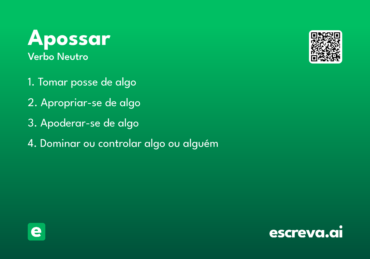 apossar