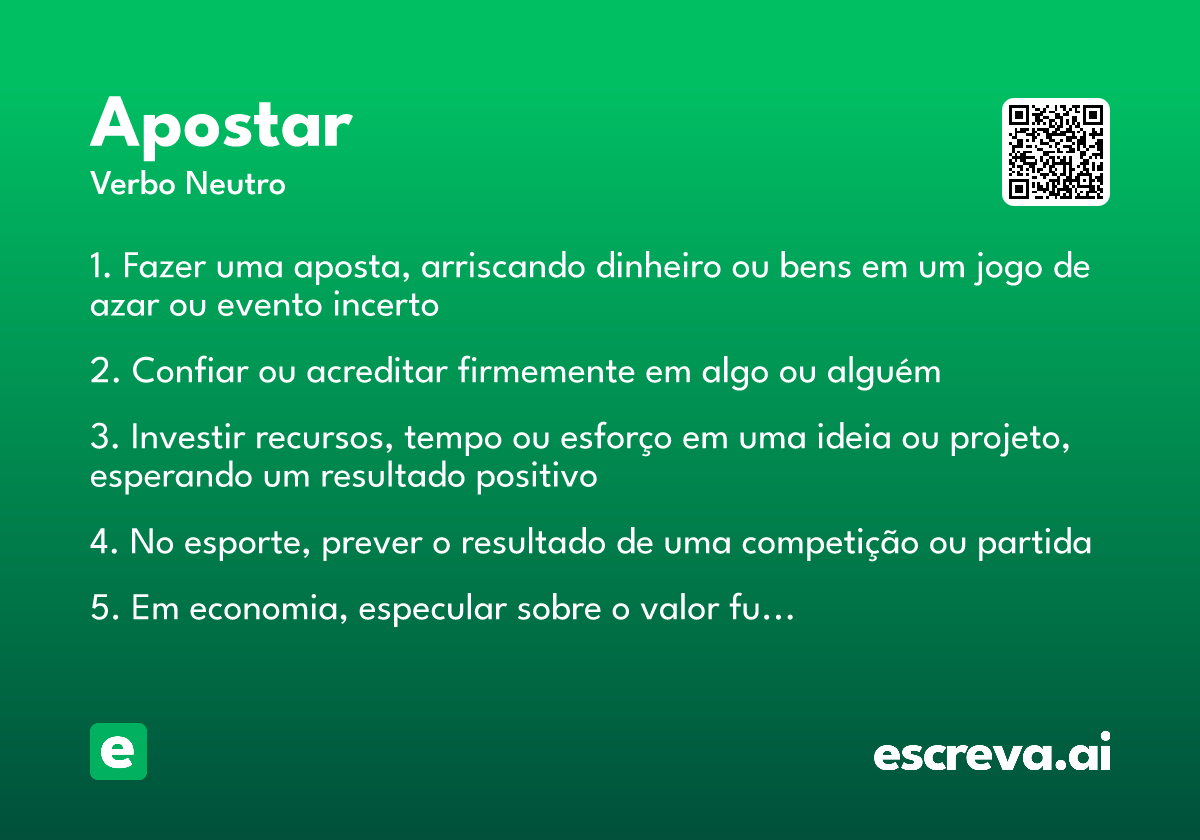 apostar