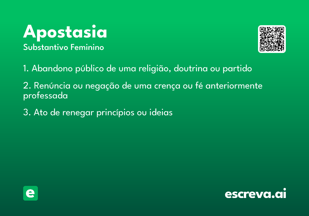 apostasia