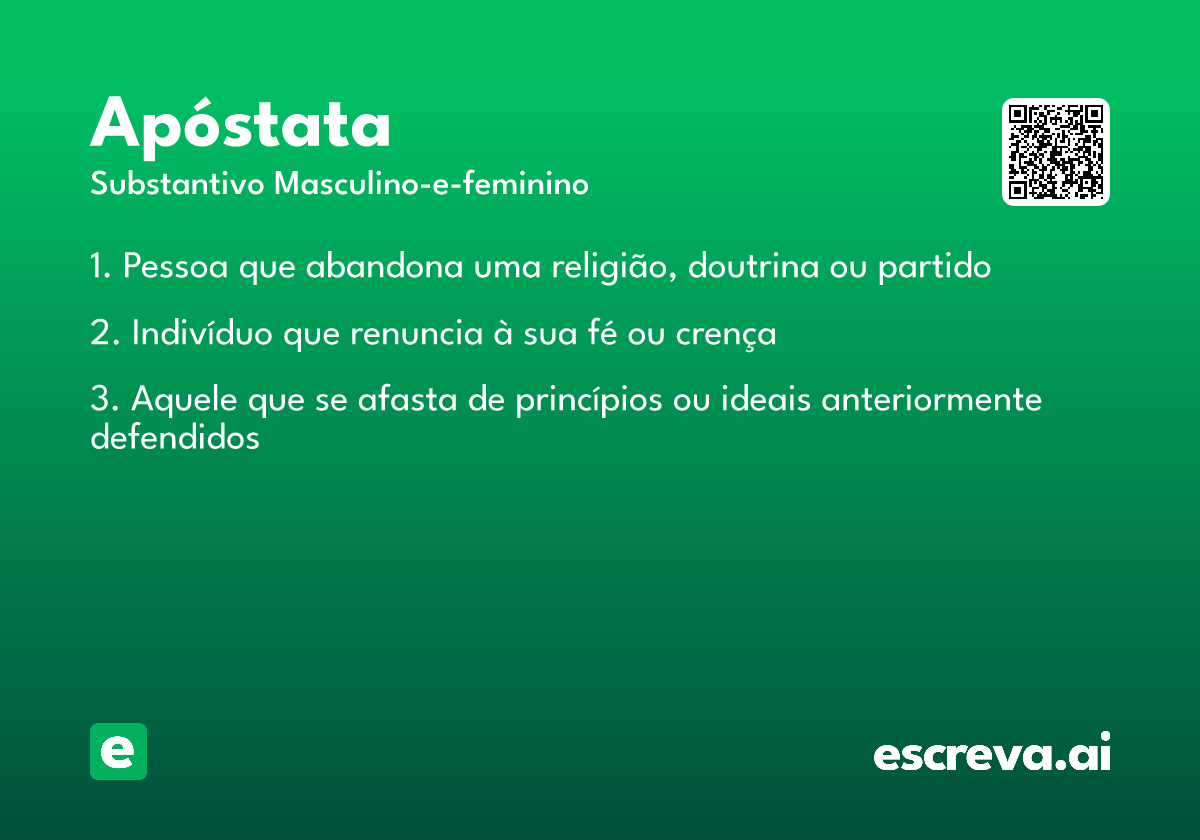 apóstata