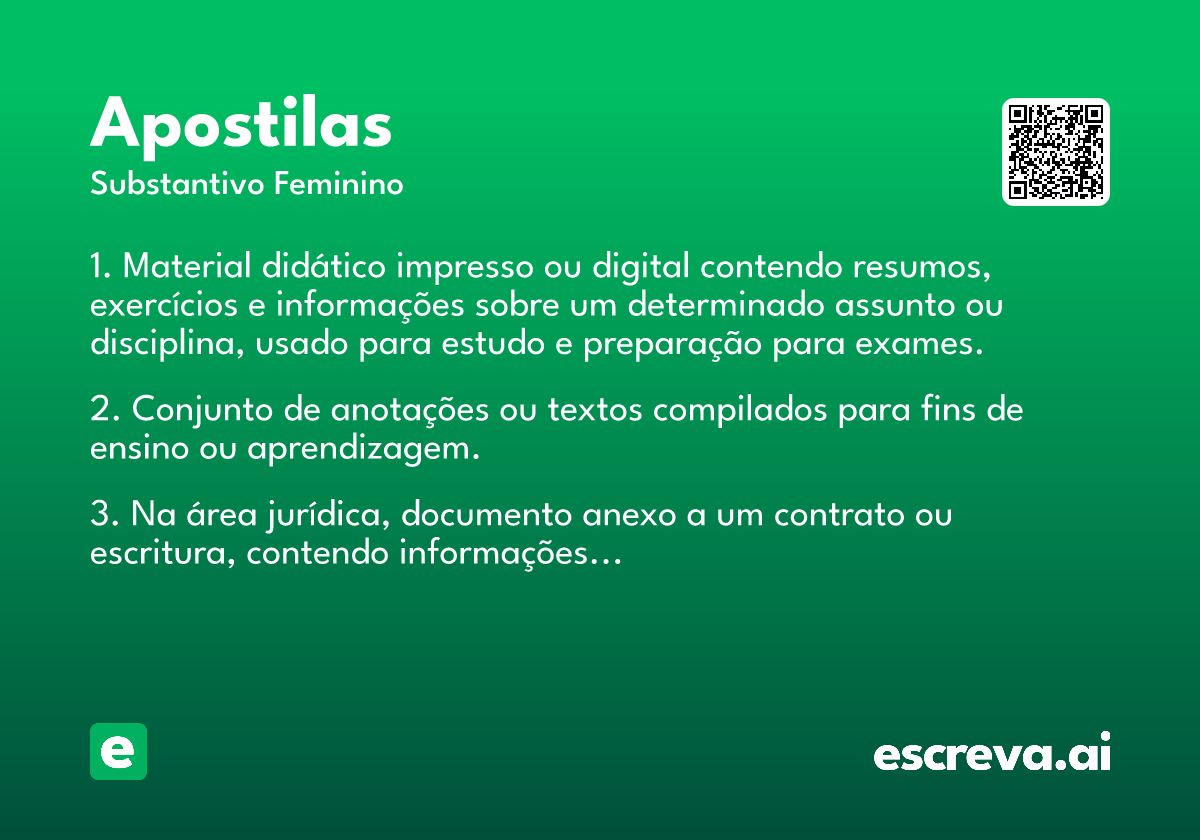 apostilas