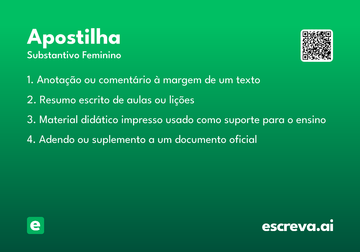 apostilha