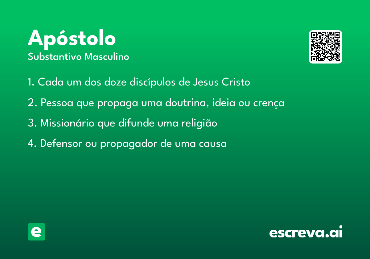 apóstolo