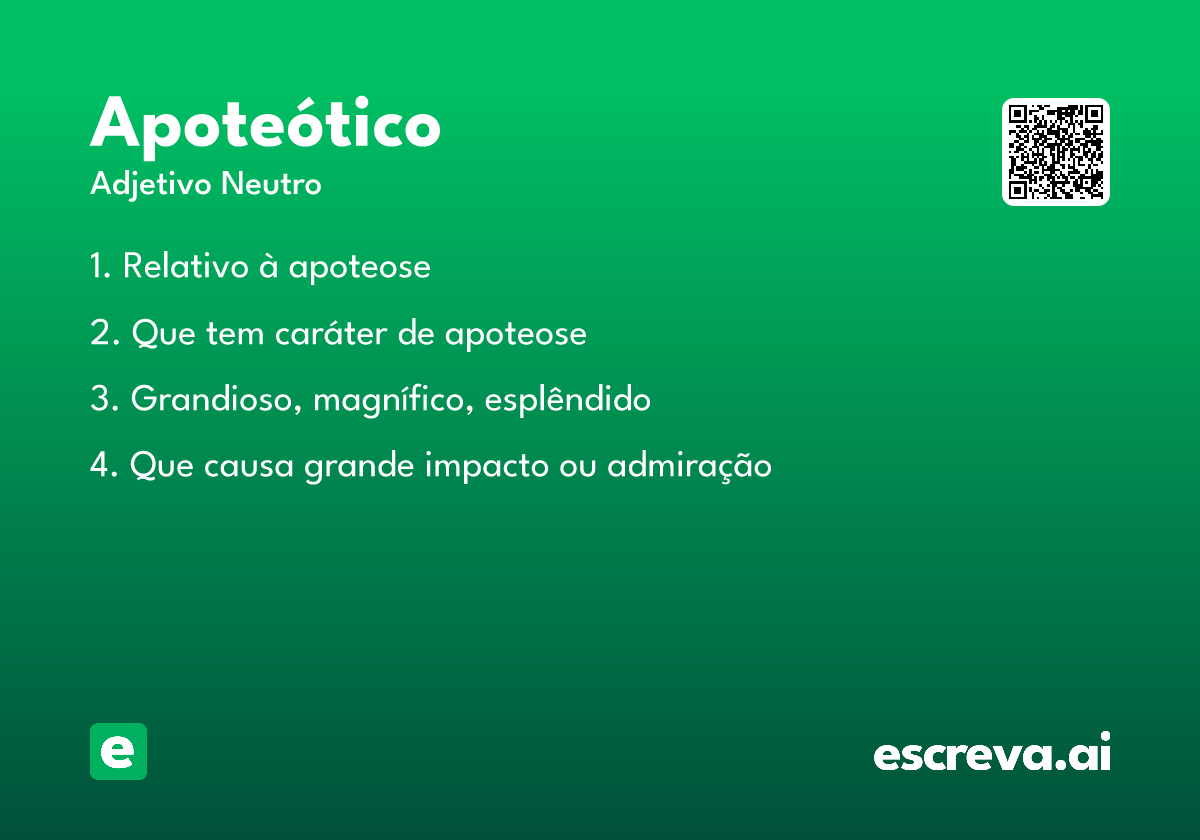 apoteótico