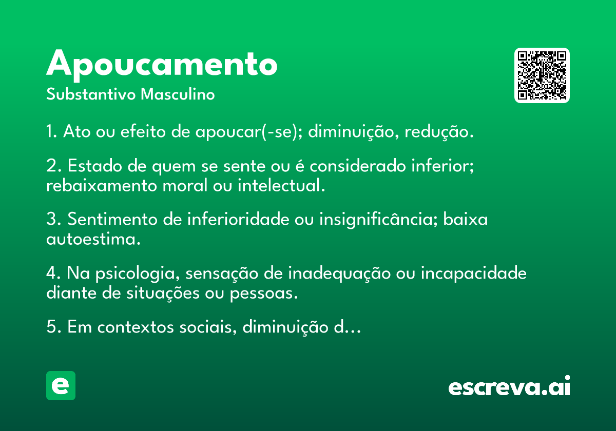 apoucamento