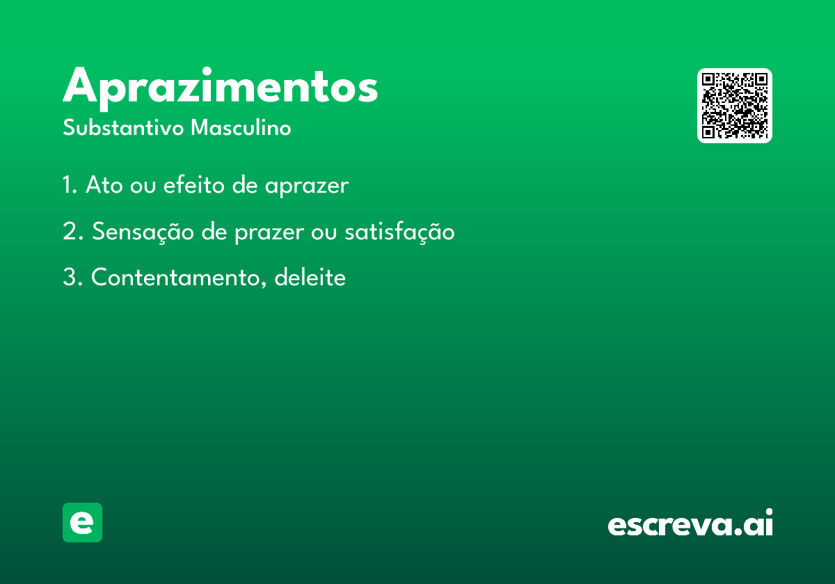 aprazimentos