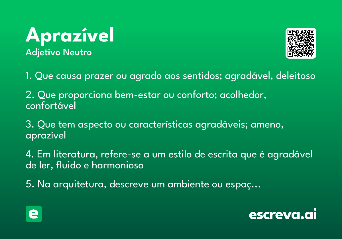aprazível