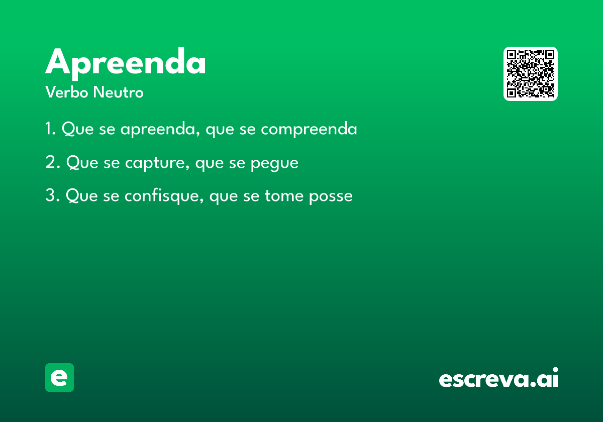 apreenda