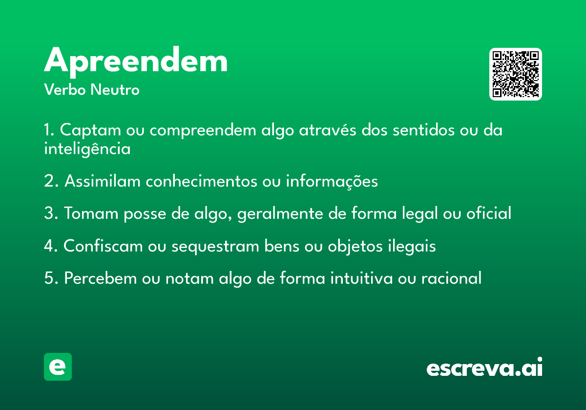 apreendem