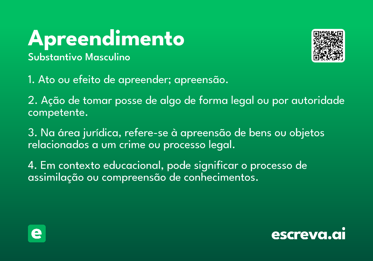 apreendimento