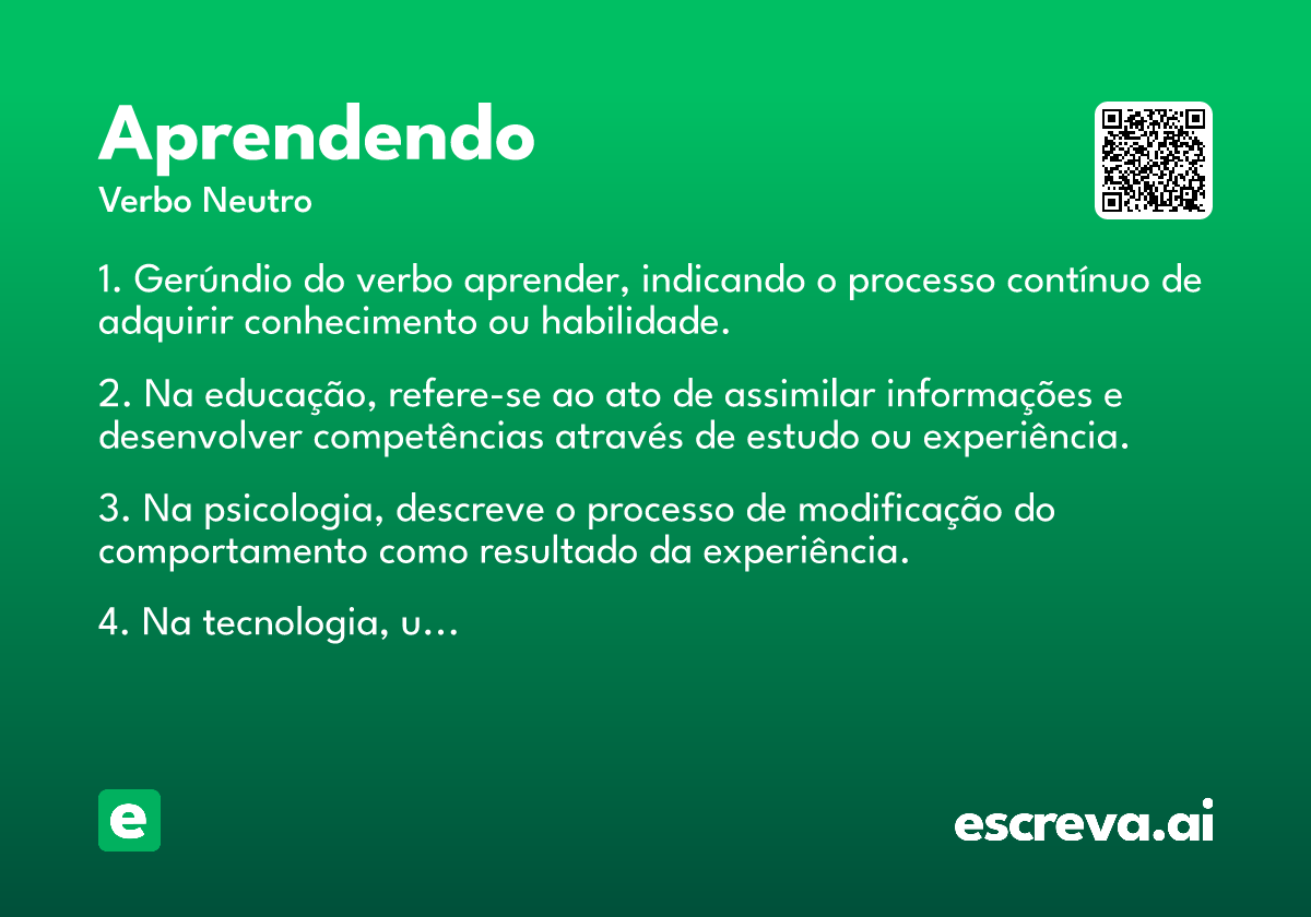 aprendendo