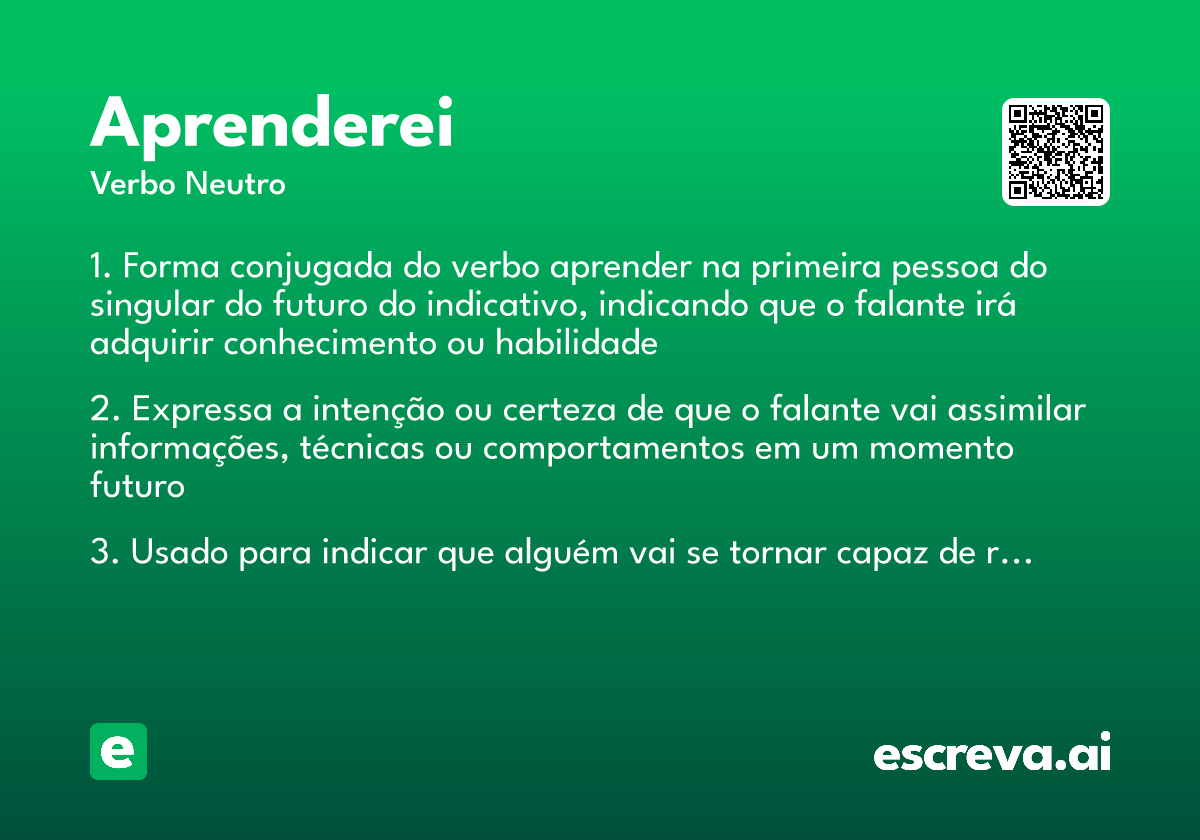 aprenderei