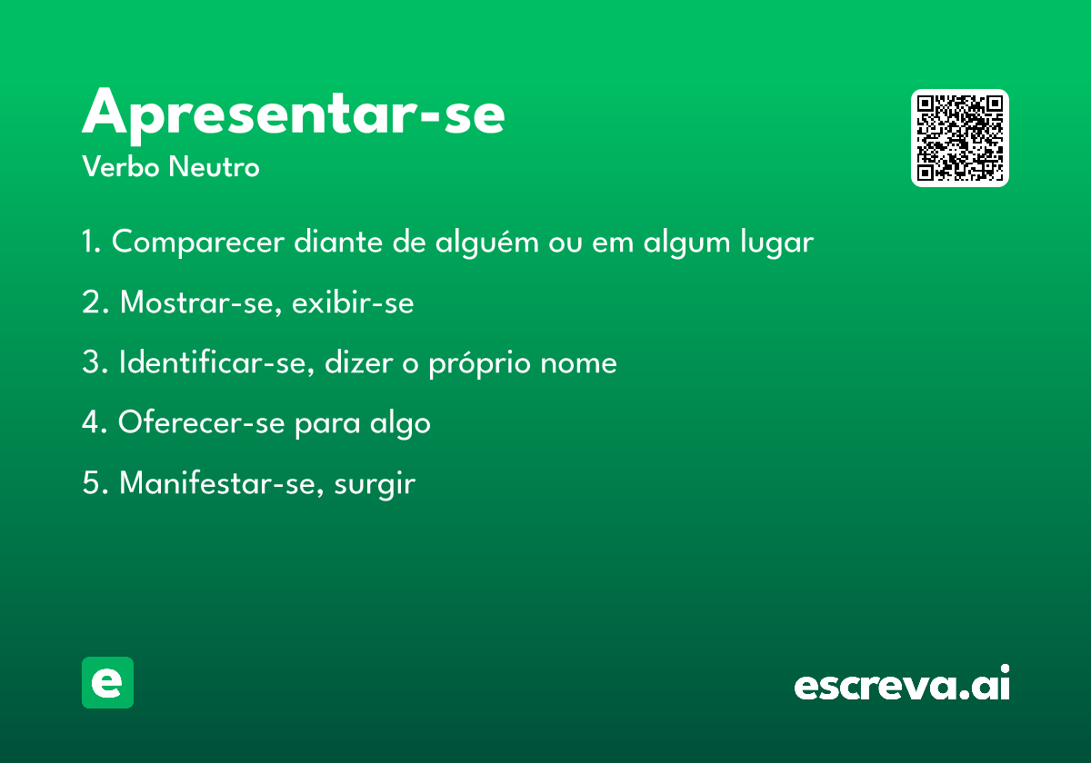 apresentar-se