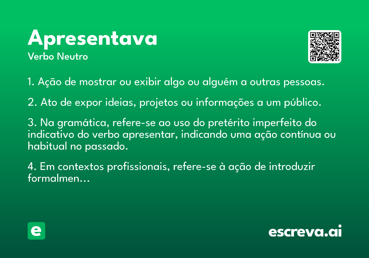 apresentava