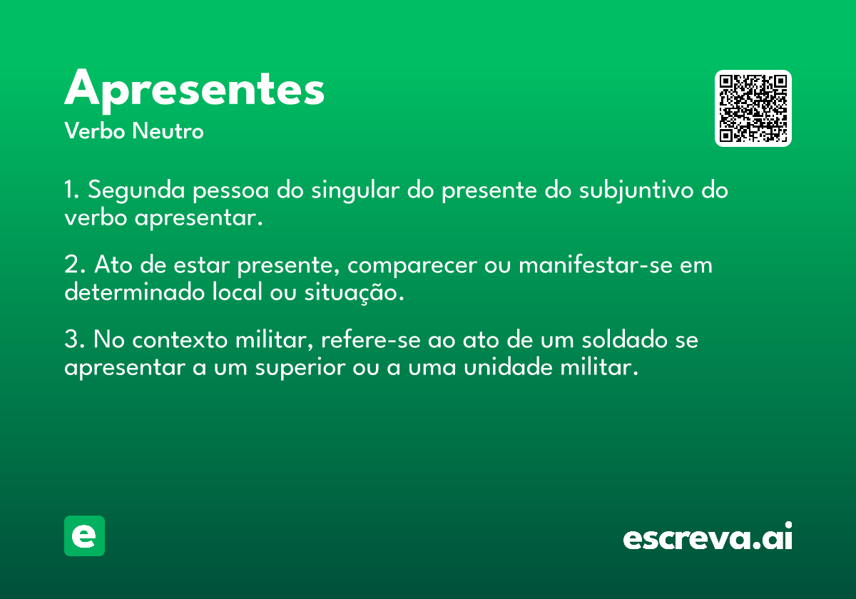 apresentes