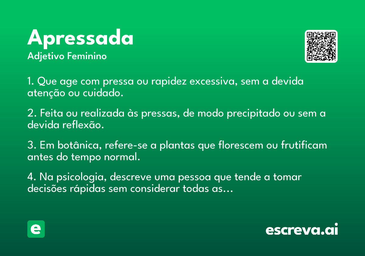 apressada