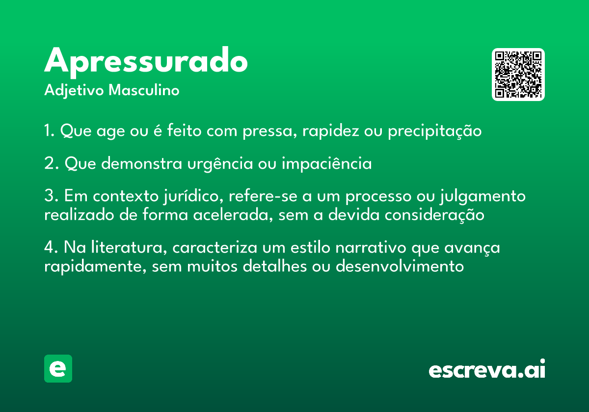 apressurado