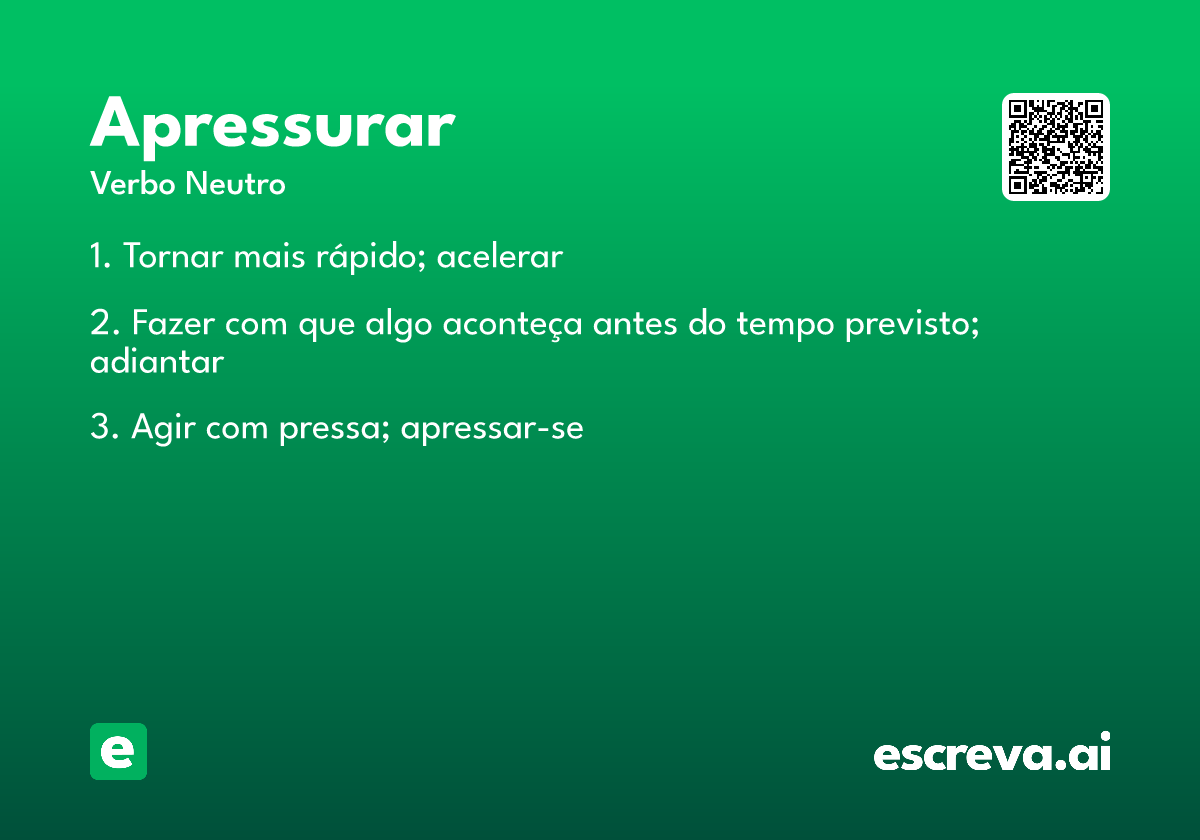 apressurar