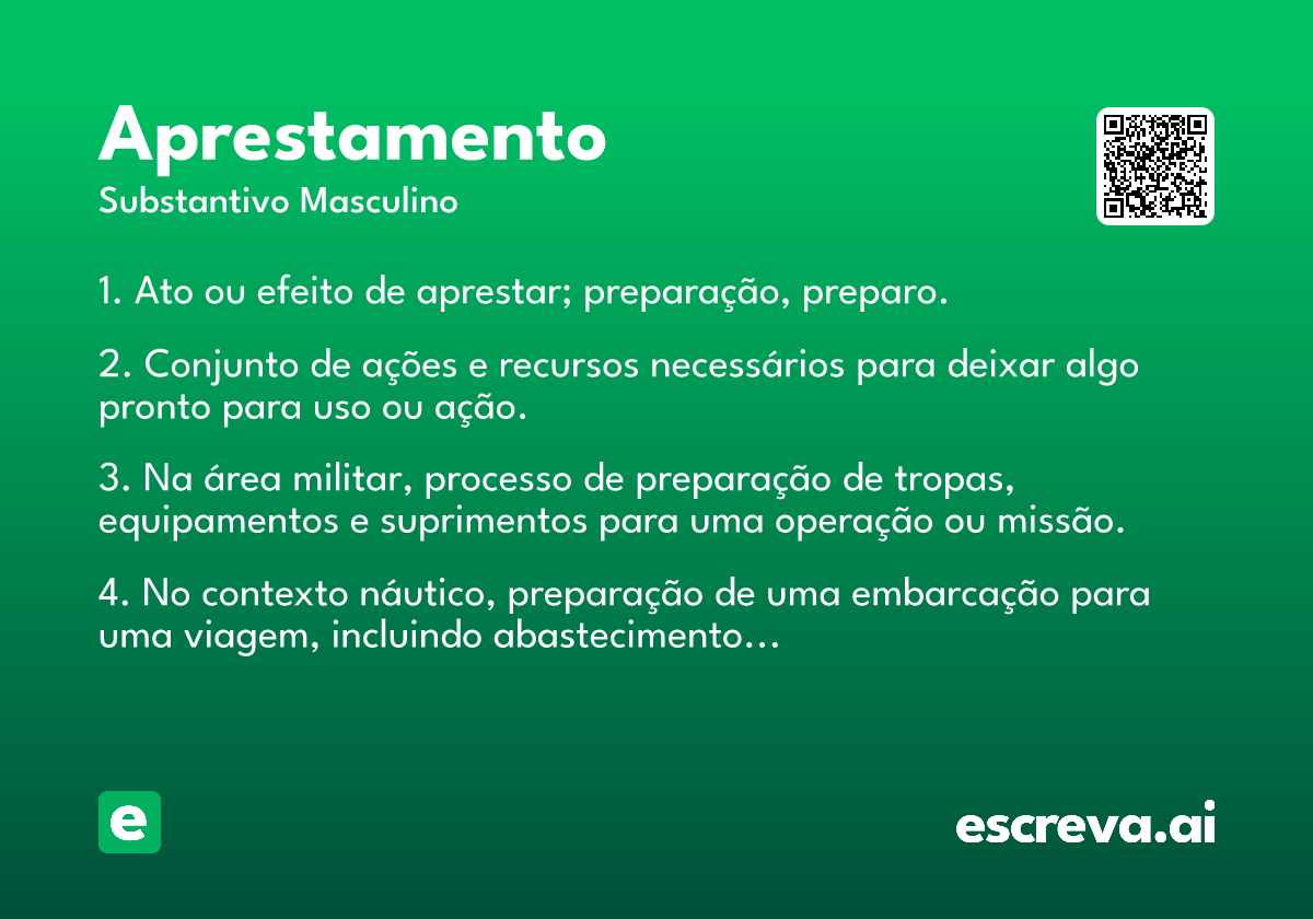 aprestamento