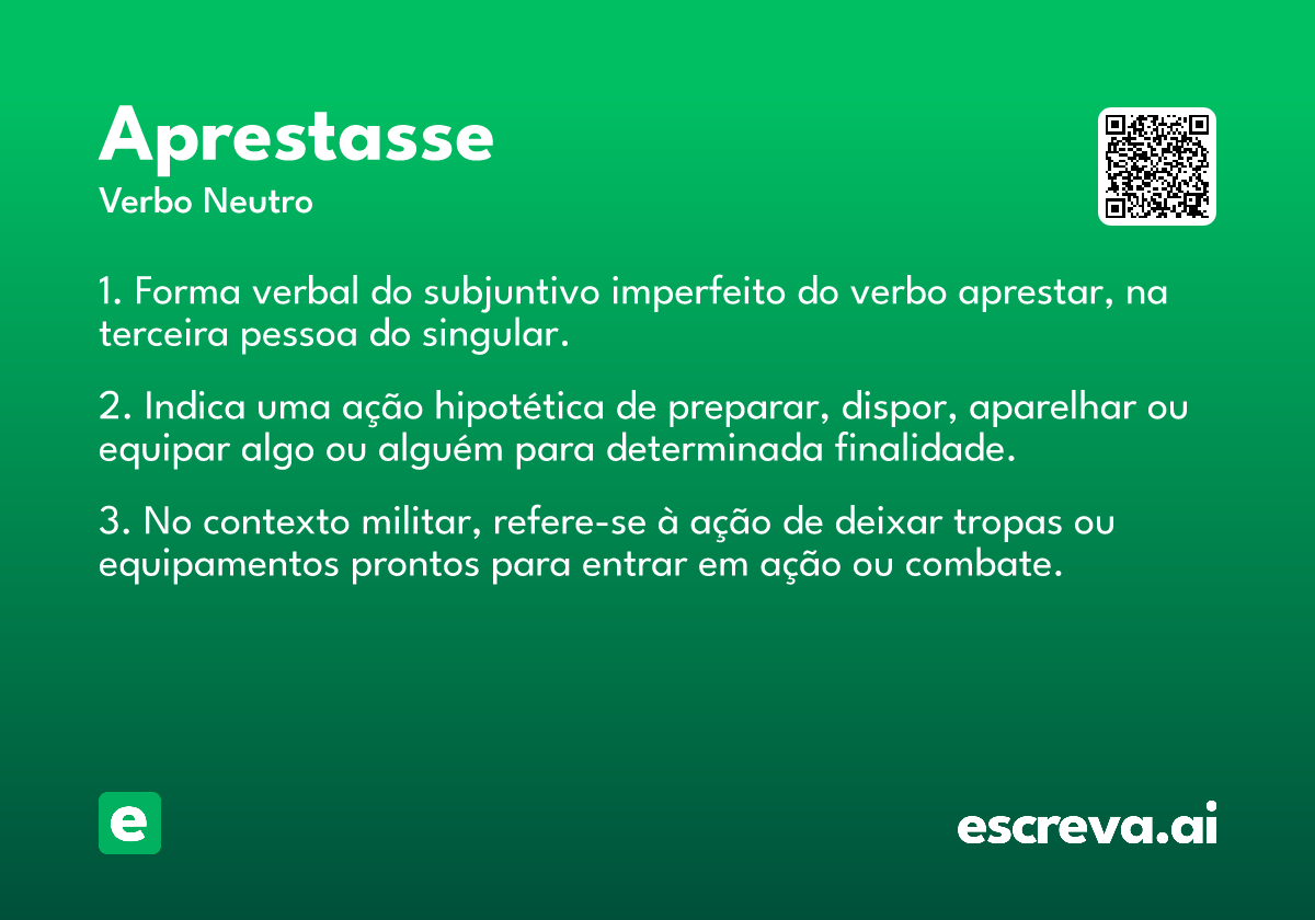 aprestasse