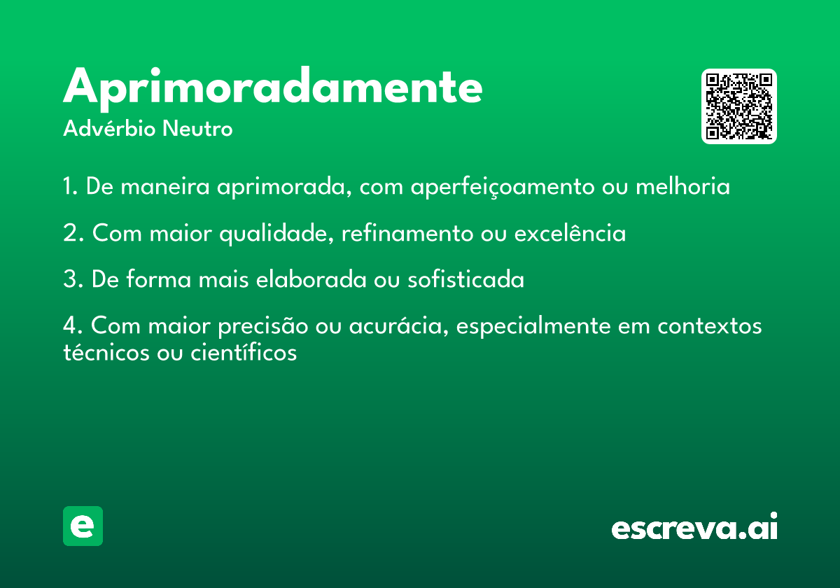 aprimoradamente