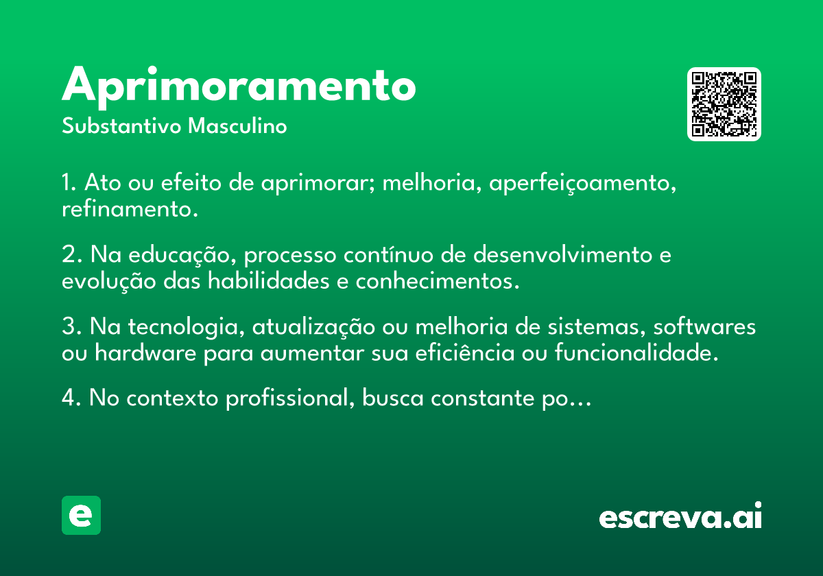 aprimoramento