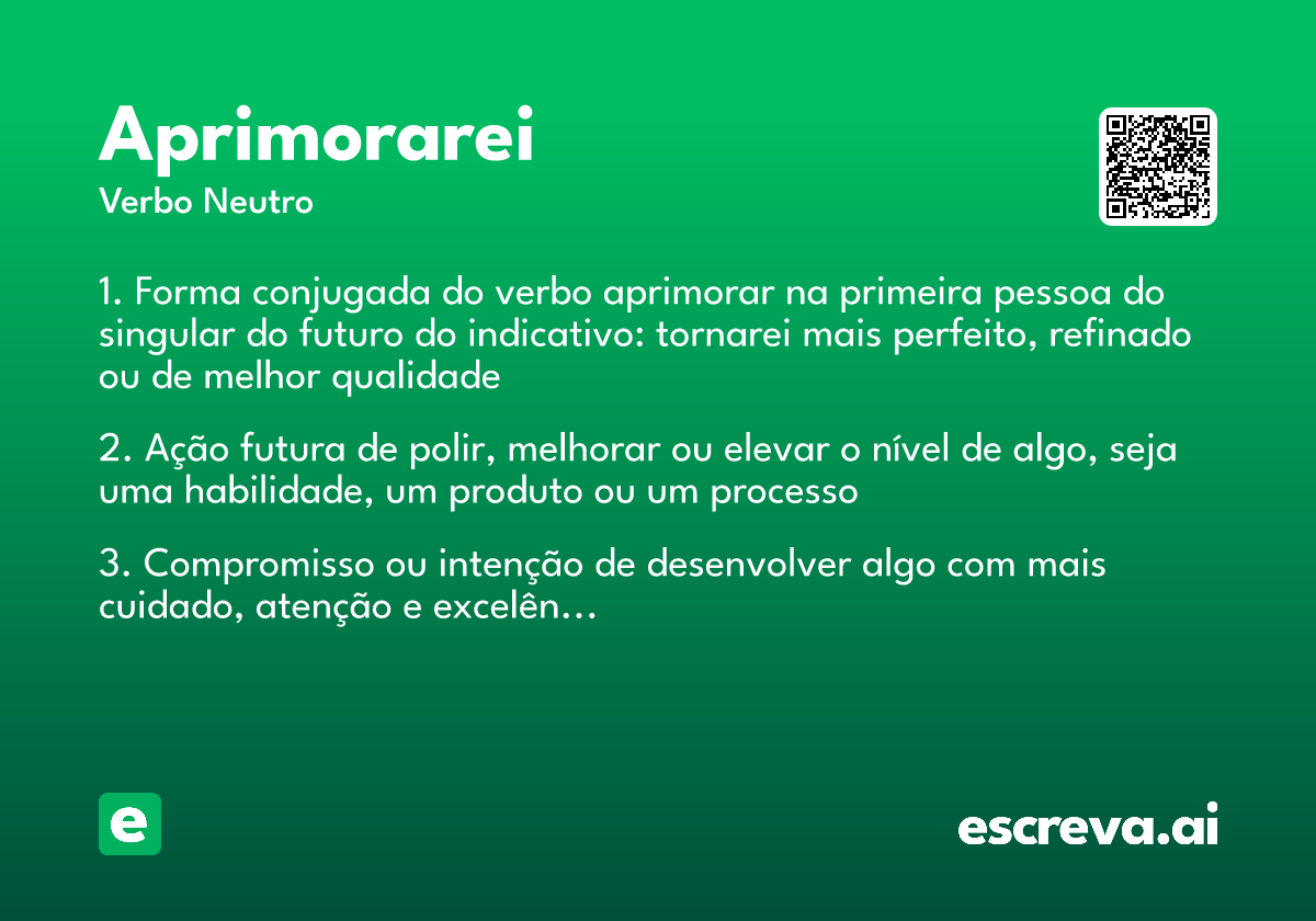 aprimorarei