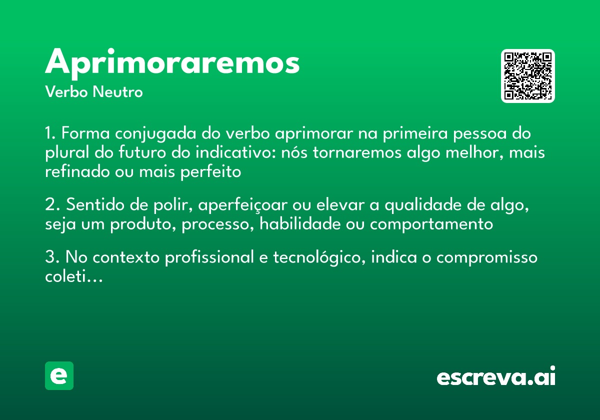 aprimoraremos