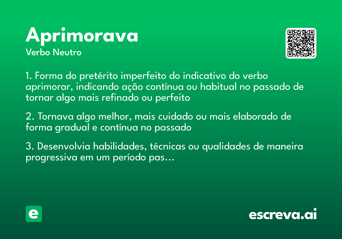 aprimorava