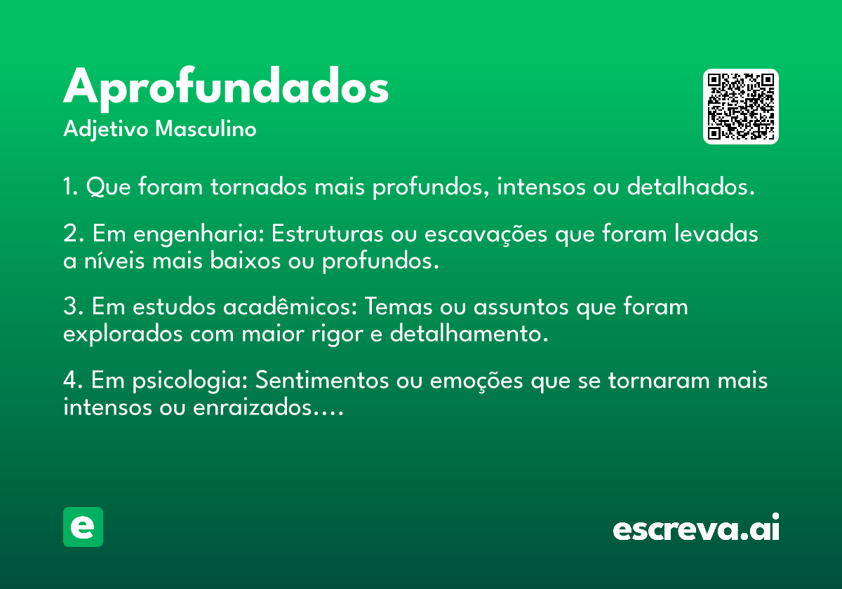 aprofundados