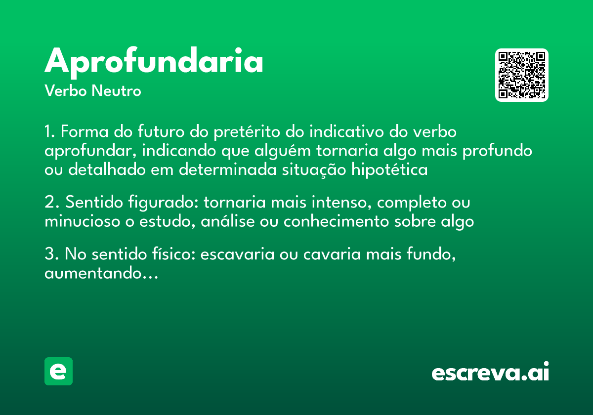 aprofundaria
