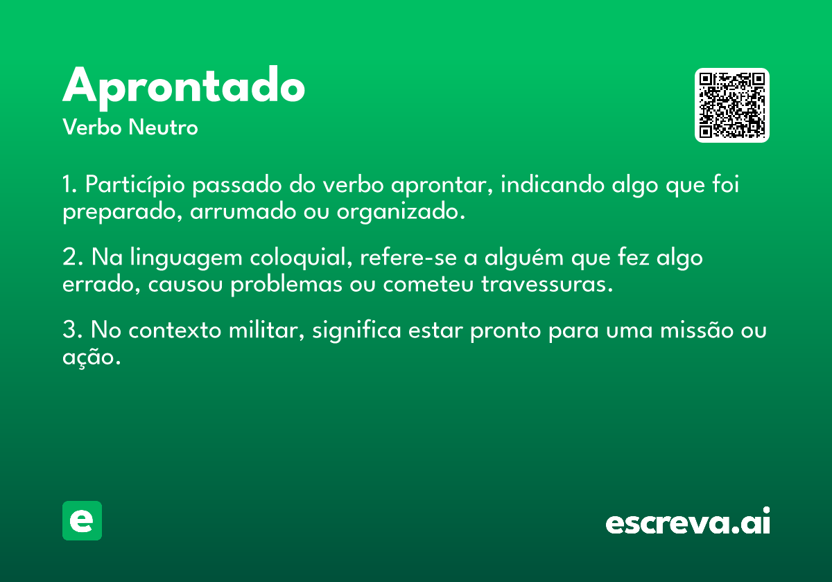 aprontado