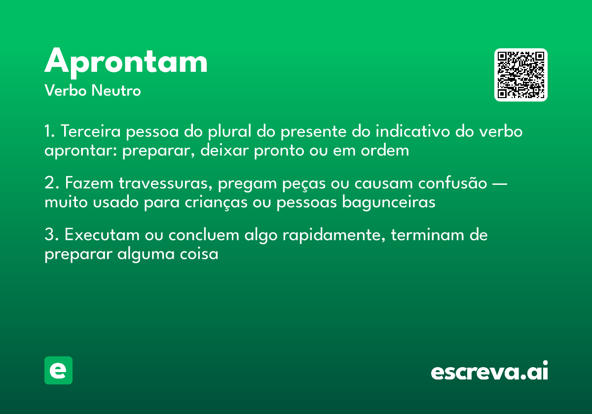 aprontam