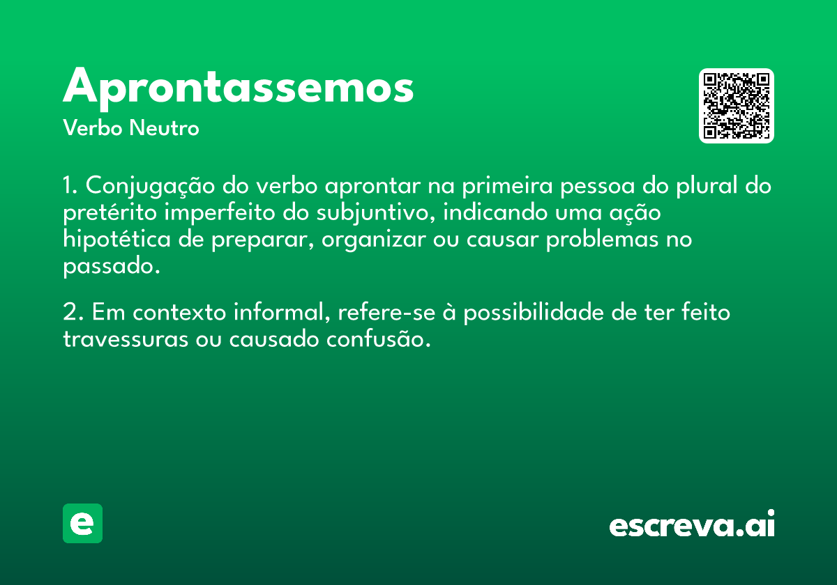 aprontassemos
