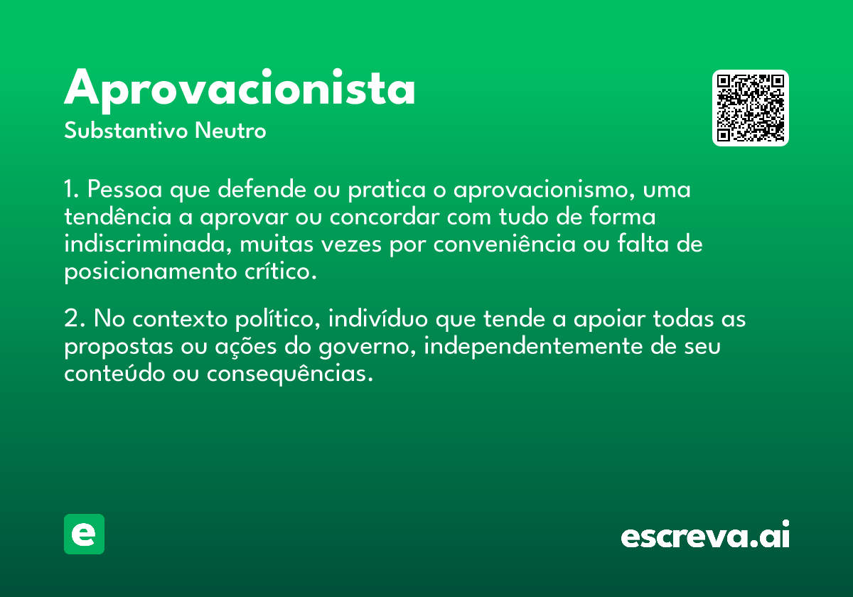 aprovacionista