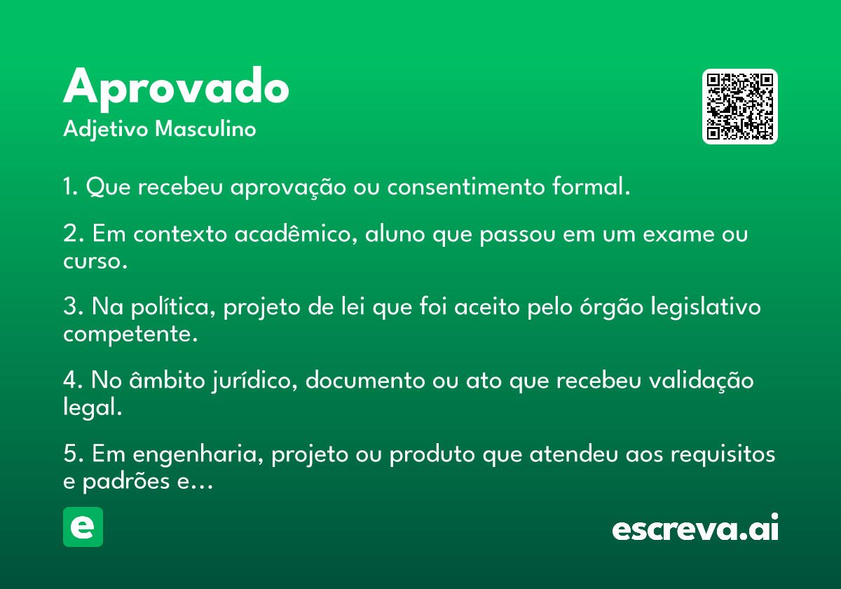 aprovado