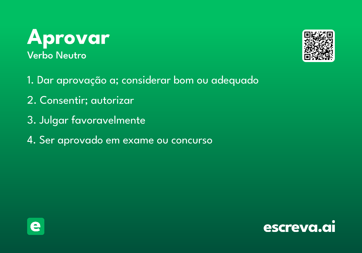 aprovar