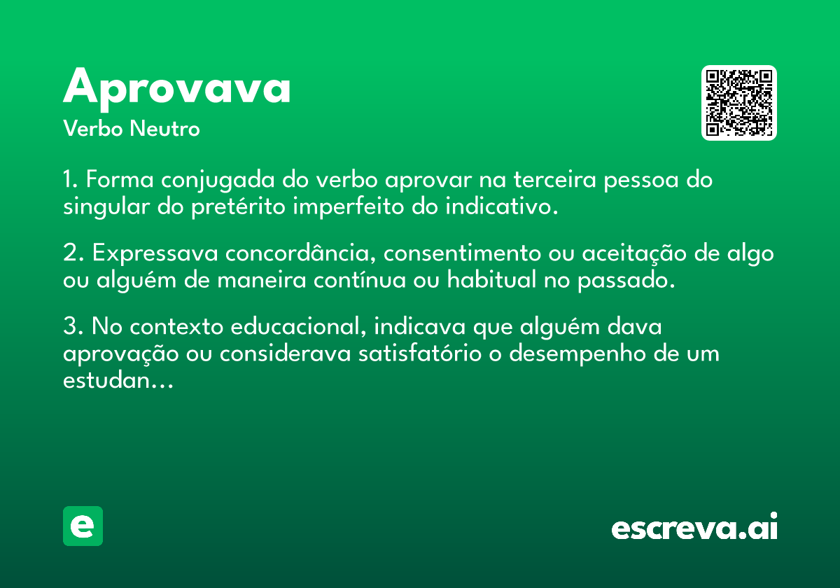 aprovava