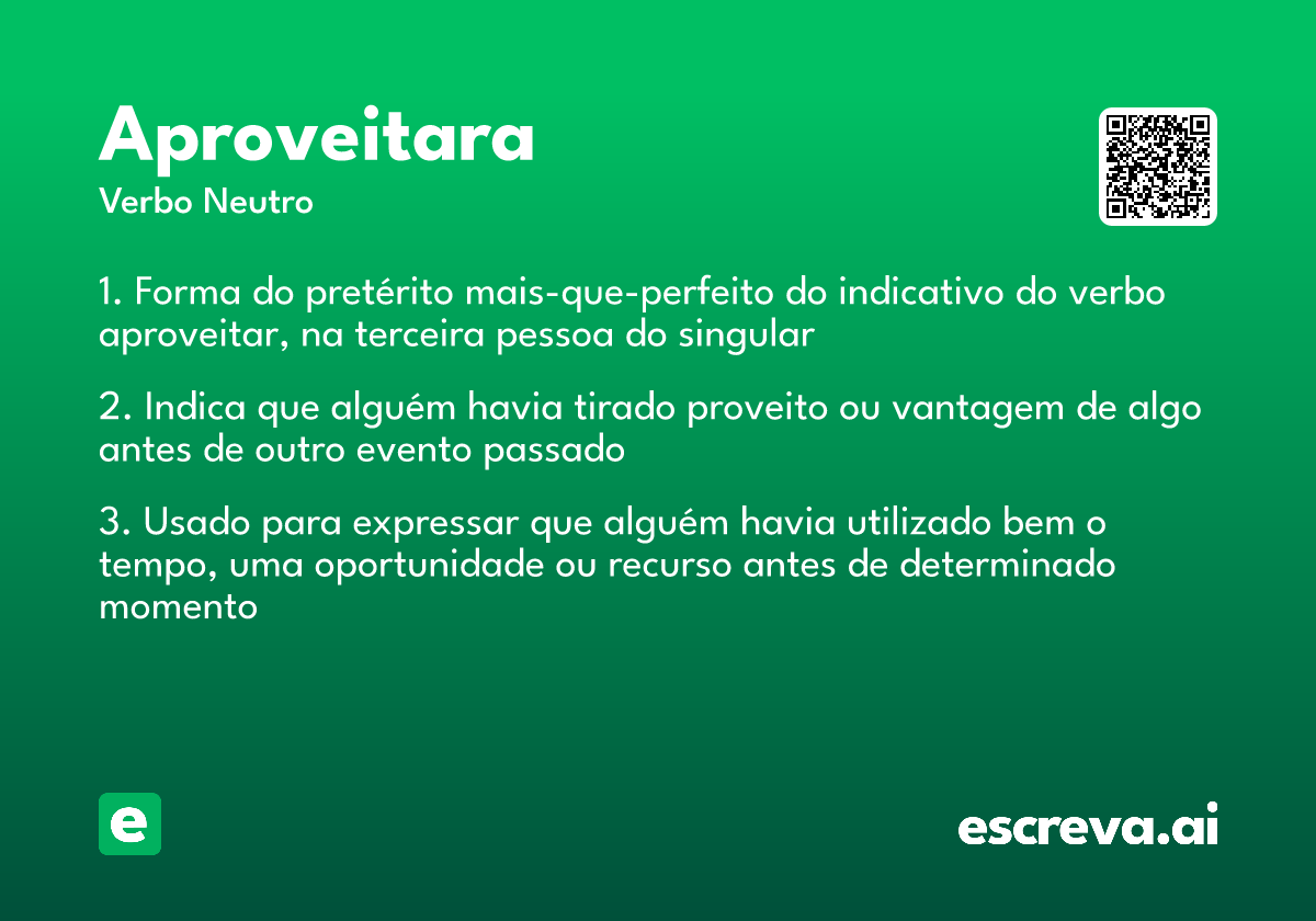 aproveitara