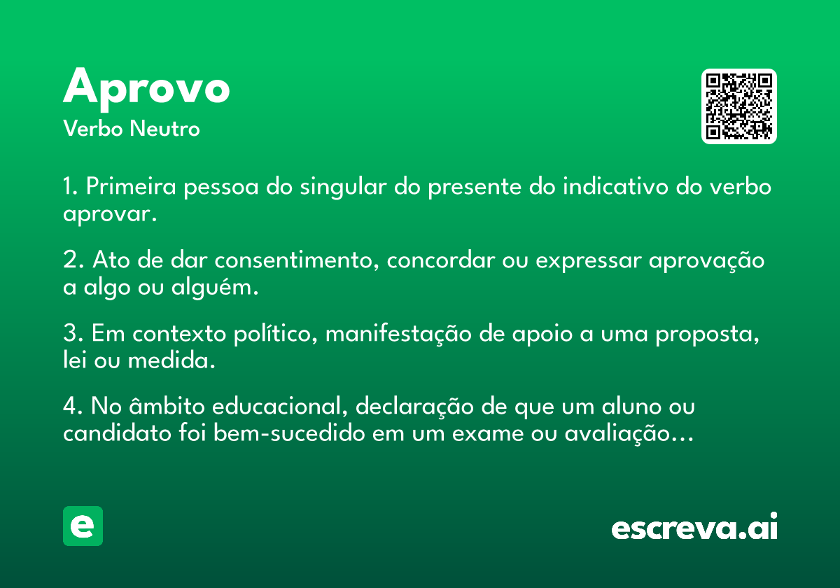 aprovo