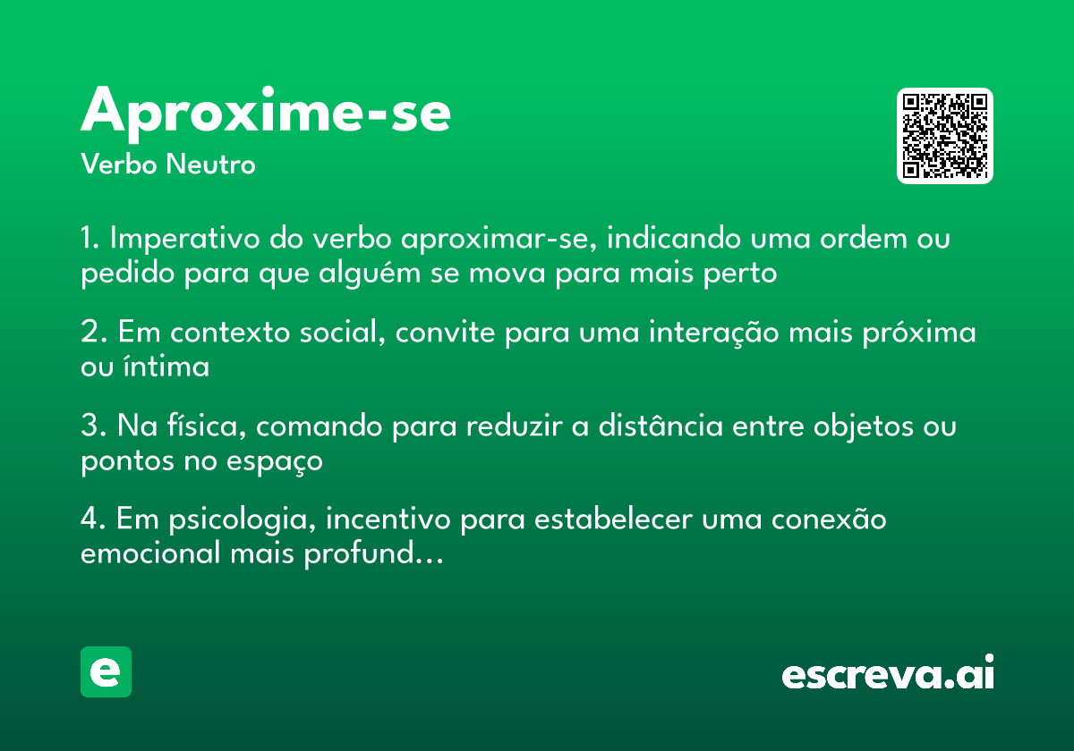 aproxime-se